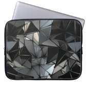 Monochrom ohne Grenzen: Laptopschutzhülle (Vorderseite)