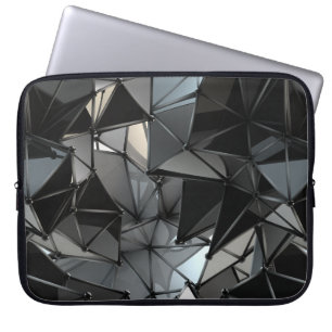 Monochrom ohne Grenzen: Laptopschutzhülle