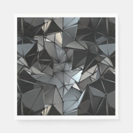 Monochrom ohne Grenzen: Serviette