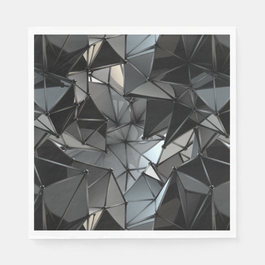 Monochrom ohne Grenzen: Serviette (Vorderseite)