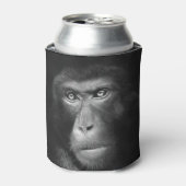 Monochrom-Ölaffe, künstlerische Abstraktion Dosenkühler (Kanne Vorderseite)
