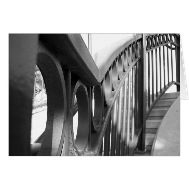 Monochrom-Railing (Vorderseite (Horizontal))