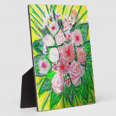 Monochrom, Rosen, Dianthus caryophyllus, Gerb Fotoplatte (Seite)