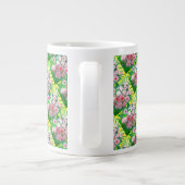 Monochrom, Rosen, Dianthus caryophyllus, Gerb Jumbo-Tasse (Rückseite)