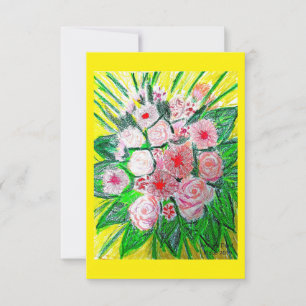 Monochrom, Rosen, Dianthus caryophyllus, Gerb Karte