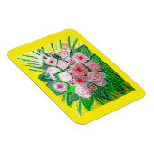 Monochrom, Rosen, Dianthus caryophyllus, Gerb Magnet (Rechte Seite)