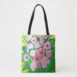 Monochrom, Rosen, Dianthus caryophyllus, Gerb Tasche