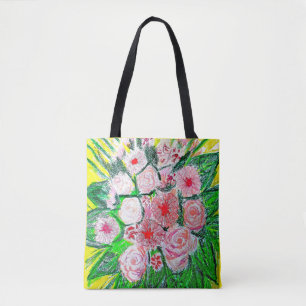 Monochrom, Rosen, Dianthus caryophyllus, Gerb Tasche