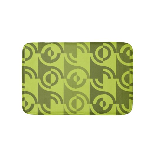 Monochrom-Schaltkreisdesign - Badermatte Badematte (Vorderseite)