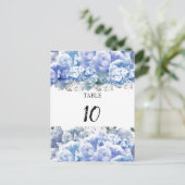 Monochrom-Sitzplatzkarte Postkarte (Stehend Vorderseite)