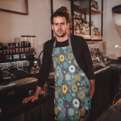 Monochrom Textil Schürze