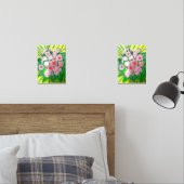 Monochromatic, Rosas, Dianthus caryophyllus,  Gerb Bilderwand Sets (Schlafzimmer)