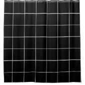 Monochromatic Square Cortina para Banheiro Duschvorhang (Vorderseite)