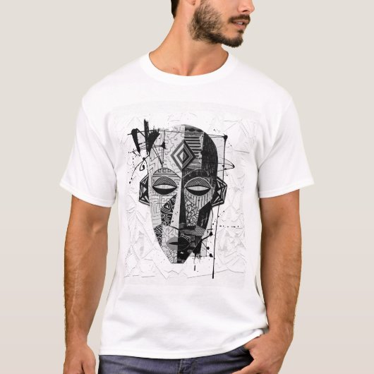 Monochromatic_Tribal_Fusion_2. T-Shirt (Vorderseite)