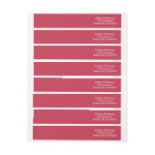 Monochromatisch Coole Himbeere (Bogen)