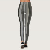Monochromatisch, grau und schwarz leggings (Rückseite)