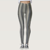 Monochromatisch, grau und schwarz leggings (Vorderseite)