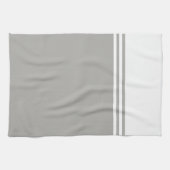 Monochromatisch modern weiß und grau küchentuch (Horizontal)