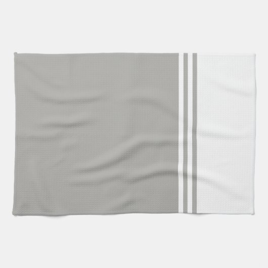 Monochromatisch modern weiß und grau küchentuch (Horizontal)