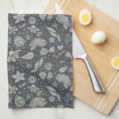 Monochromatische Ditsy-Blume Geschirrtuch (Viertel Falte)