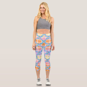 Monochromatische geometrische Formen, ausgenommen  Capri Leggings