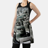 Monochromatische graue Stühle Schürze (InSitu)