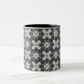 Monochromatische Kaleidoskop-Tasse Zweifarbige Tasse (Mittel)