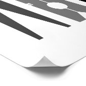 Monochromatische Kleidung Buttone Wäscherei Raum A Poster (Ecke)