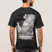 Monochromatische Kunstdarstellungen T-Shirt (Rückseite)