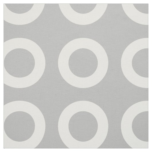 monochromatische Minimalringe Stoff (Muster)