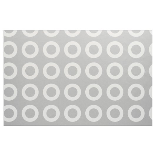 monochromatische Minimalringe Stoff (Fat Quarter (45,7 x 55,9 cm))