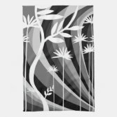 Monochromatische Pflanze Geschirrtuch (Vertikal)