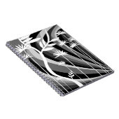 Monochromatische Pflanze Notizblock (Rechte Seite)