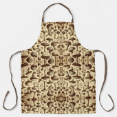 Monochromatische Pilze Schürze (Vorderseite)