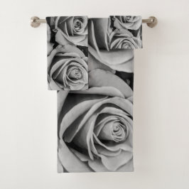 Monochromatische Rose Badezimmer Handtuchhandtuch  Badhandtuch Set