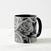 Monochromatische Rose Tasse (VorderseiteRechts)