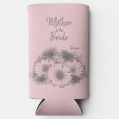 Monochromatische, schlichte Mutter der Braut Selters Dosenkühler (Vorderseite)