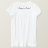 Monochromatische Treppe: Obelisk der Kontraste T-Shirt (Design Rückseite)