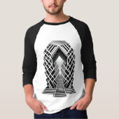 Monochromatische Treppe: Obelisk der Kontraste T-Shirt (Vorderseite)