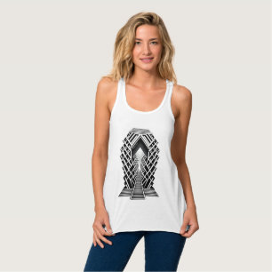 Monochromatische Treppe: Obelisk der Kontraste Tank Top