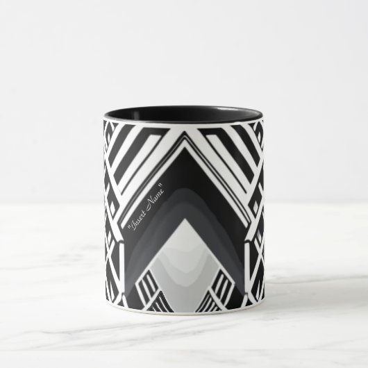 Monochromatische Treppe: Obelisk der Kontraste Tasse (Zentrum)