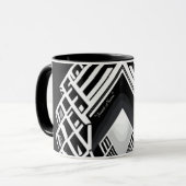 Monochromatische Treppe: Obelisk der Kontraste Tasse (Vorderseite Links)