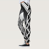 Monochromatische Treppe: Obelisk des Kontrast Leggings (Links)