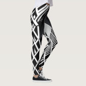 Monochromatische Treppe: Obelisk des Kontrast Leggings (Rechts)