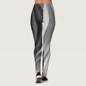 Monochromatische Wave-Leggings Leggings (Rückseite)