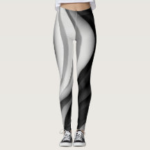 Monochromatische Wave-Leggings