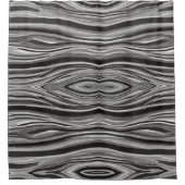 Monochromatische Waves Duschvorhang (Vorderseite)