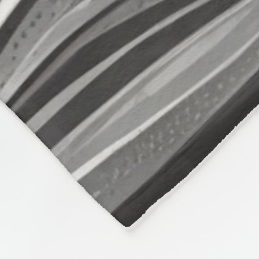 Monochromatische Waves Fleecedecke (Ecke)