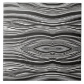 Monochromatische Waves Fliese (Vorderseite)