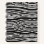 Monochromatische Waves Notizblock (Vorderseite)